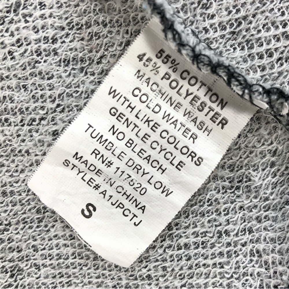 A Fine Mess Women's Size S Zippered Hooded Sweatshirt - Picture 3 of 7